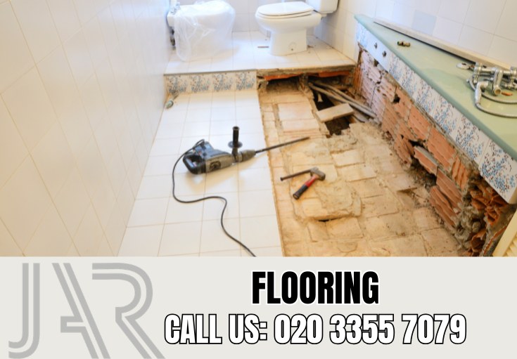 Bathroom Flooring Installation by Belgravia Bathroom Fitters